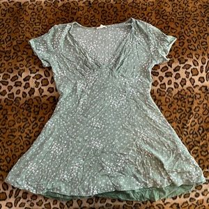 Green summer dress